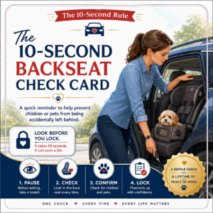 The 10-Second Backseat Check Card